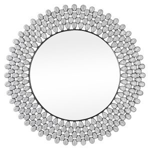 Lustro ścienne Madrid fi 80 cm glamour 749465