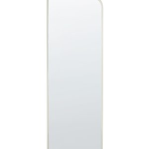 Lustro ścienne metalowe 45×145 cm białe 302131
