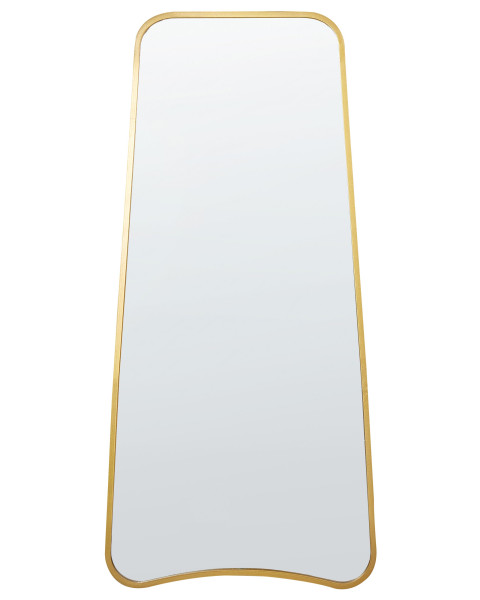 Lustro ścienne metalowe 58x122 cm złote 302088