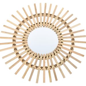 Lustro ścienne okrągłe Boho 50 cm 50146 Lustro ścienne okrągłe Boho 50 cm 50146