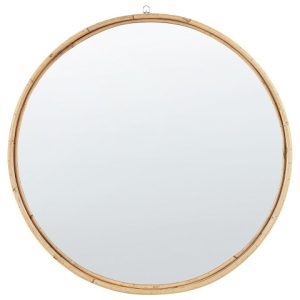 Lustro ścienne okrągłe rattan 60 cm 848604 Lustro ścienne okrągłe rattan 60 cm 848604