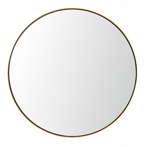Lustro ścienne okrągłe złote 80 cm 357469 Lustro ścienne okrągłe złote 80 cm 357469
