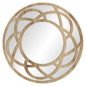 Lustro ścienne Ornament Sophie 50 cm naturalne 291963 Lustro ścienne Ornament Sophie 50 cm naturalne 291963