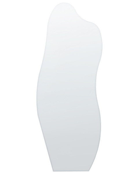 Lustro ścienne płyta MDF srebrne 302095