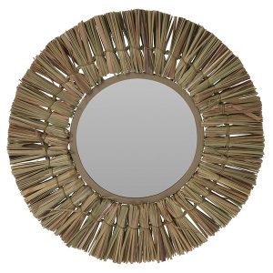 Lustro ścienne Raffia 30 cm 53674
