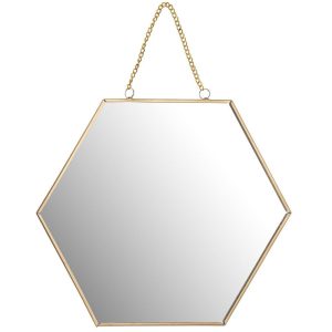 LUSTRO ścienne sześciokąt, szerokość 20 cm 95047