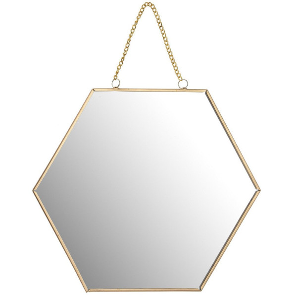 LUSTRO ścienne sześciokąt, szerokość 20 cm 95047