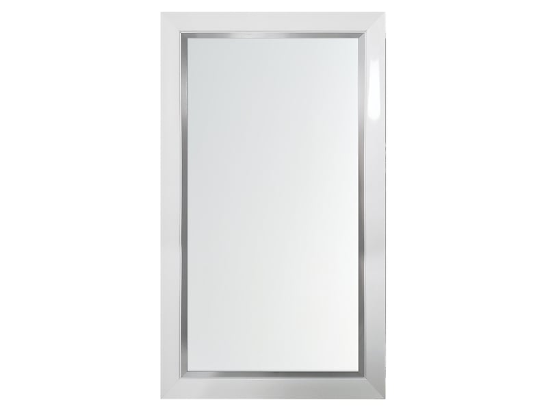 Lustro ścienne Venice 65x115 cm biało-srebrne 23562