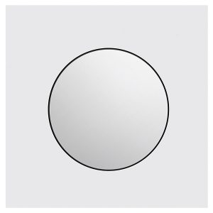 Lustro ścienne Vila 80 cm okrągłe czarne 46697 Lustro ścienne Vila 80 cm okrągłe czarne 46697