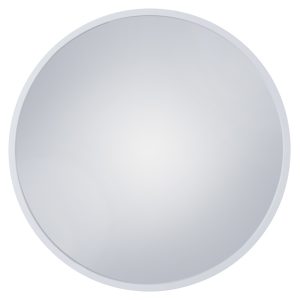 Lustro ścienne w ramie Circle 62 cm okrągłe białe 678465 Lustro ścienne w ramie Circle 62 cm okrągłe białe 678465