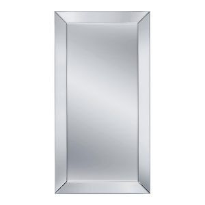 Lustro ścienne w ramie Dunja 100×200 cm srebrne 696261 Lustro ścienne w ramie Dunja 100×200 cm srebrne 696261