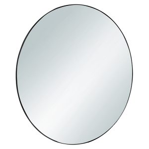 Lustro ścienne w ramie Esra 50 cm czarne 696259 Lustro ścienne w ramie Esra 50 cm czarne 696259