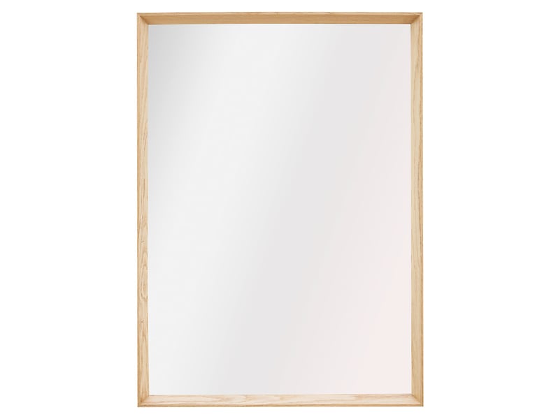 Lustro ścienne w ramie Inside 52x72 cm brązowe 678459