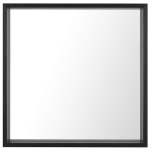 Lustro ścienne wiszące 50 cm czarne 189293 Lustro ścienne wiszące 50 cm czarne 189293