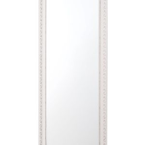 Lustro ścienne wiszące 50×130 białe 261314 Lustro ścienne wiszące 50×130 białe 261314