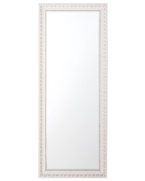 Lustro ścienne wiszące 50x130 białe 261314