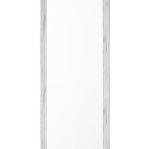 Lustro ścienne wiszące 50×130 białe 189362 Lustro ścienne wiszące 50×130 białe 189362