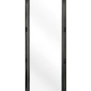 Lustro ścienne wiszące 50×130 czarne 189270 Lustro ścienne wiszące 50×130 czarne 189270