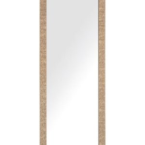 Lustro ścienne wiszące 50×130 mosiężne 190895 Lustro ścienne wiszące 50×130 mosiężne 190895