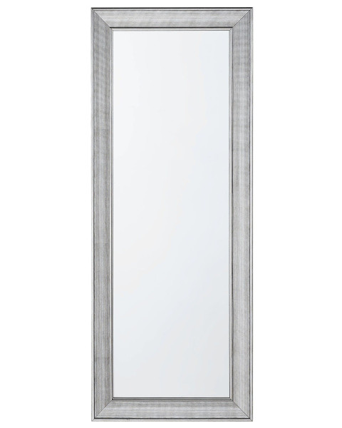 Lustro ścienne wiszące 50x130 srebrne 302128