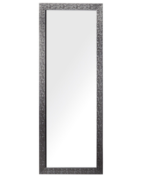 Lustro ścienne wiszące 50x130 srebrne 189295