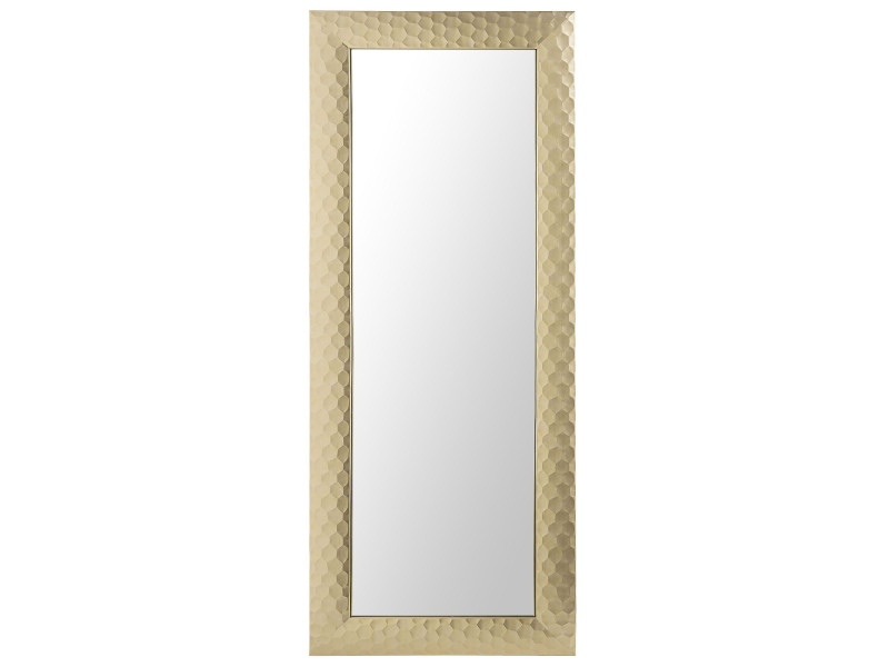 Lustro ścienne wiszące 50x130 złote 189258