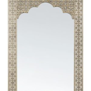 Lustro ścienne wiszące 60 x 90 cm złote 302106 Lustro ścienne wiszące 60 x 90 cm złote 302106