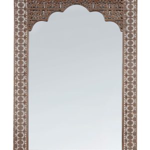 Lustro ścienne wiszące 60 x 90cm miedziane 302136 Lustro ścienne wiszące 60 x 90cm miedziane 302136