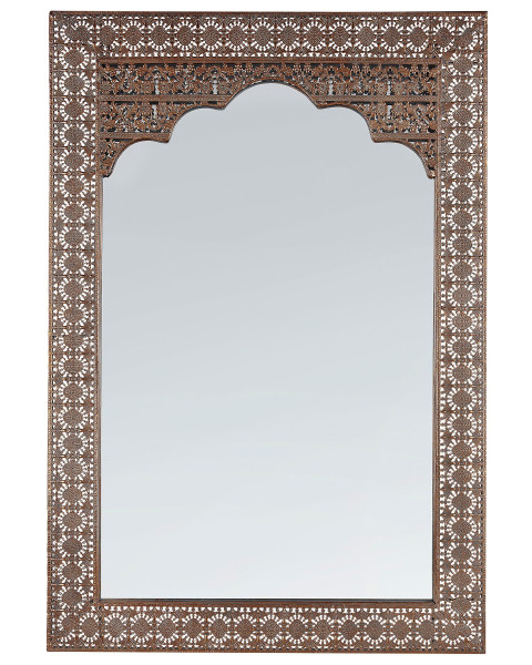 Lustro ścienne wiszące 60 x 90cm miedziane 302136