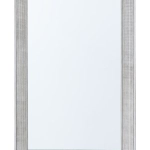 Lustro ścienne wiszące 61×91 srebrne 189359 Lustro ścienne wiszące 61×91 srebrne 189359