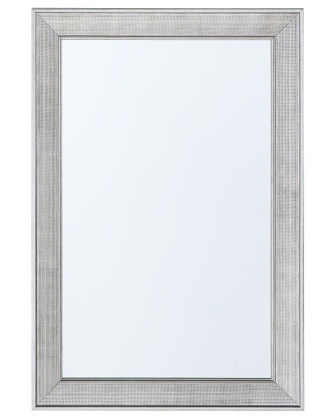 Lustro ścienne wiszące 61x91 srebrne 189359