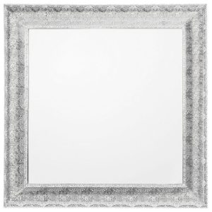 Lustro ścienne wiszące 65×65 srebrne 189344 Lustro ścienne wiszące 65×65 srebrne 189344