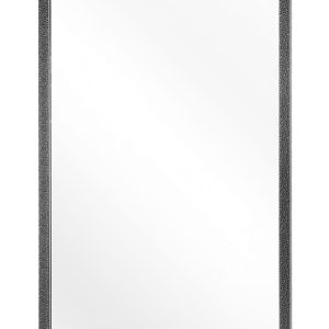 Lustro ścienne wiszące czarne ⌀ 60×90 189314 Lustro ścienne wiszące czarne ⌀ 60×90 189314