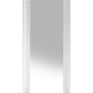 Lustro ścienne wiszące dekoracyjne 51×141 białe 189411 Lustro ścienne wiszące dekoracyjne 51×141 białe 189411
