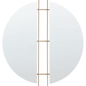 Lustro ścienne wiszące metal 52 cm złote 785231 Lustro ścienne wiszące metal 52 cm złote 785231