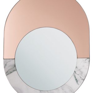 Lustro ścienne wiszące owalne 65×50 189346 Lustro ścienne wiszące owalne 65×50 189346