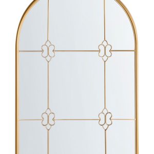 Lustro ścienne wiszące w stylu vintage glamour złote 804044 Lustro ścienne wiszące w stylu vintage glamour złote 804044