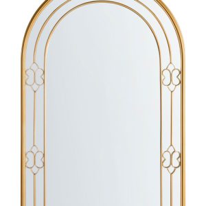 Lustro ścienne wiszące w stylu vintage glamour złote 804045 Lustro ścienne wiszące w stylu vintage glamour złote 804045