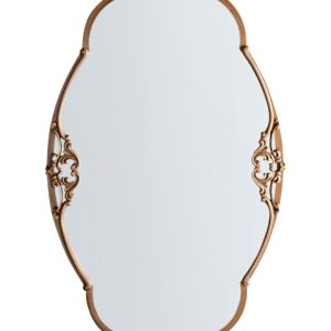 Lustro ścienne wiszące w stylu vintage glamour złote 804043 Lustro ścienne wiszące w stylu vintage glamour złote 804043