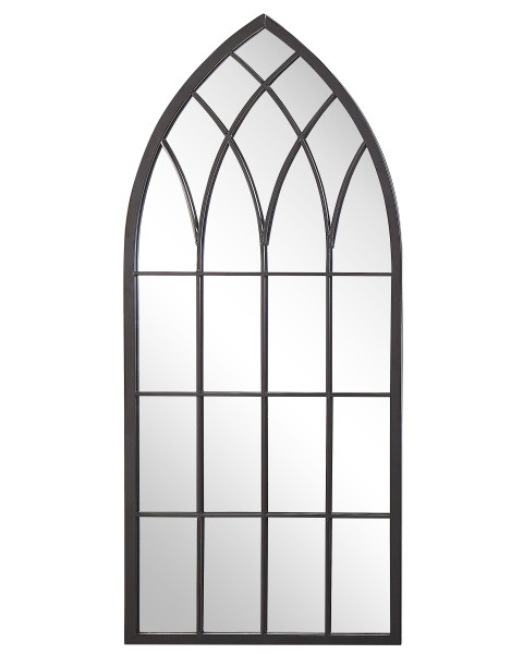 Lustro ścienne wiszące witryna 50x115 czarne 189307