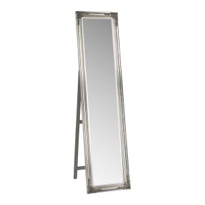 Lustro stojące Corfu 45×180 cm srebrne 749459 Lustro stojące Corfu 45×180 cm srebrne 749459