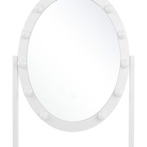 Lustro stojące LED owalne białe 50×60 281199 Lustro stojące LED owalne białe 50×60 281199