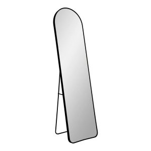 Lustro stojące Madrid czarne 150 cm metalowa rama 572112 Lustro stojące Madrid czarne 150 cm metalowa rama 572112