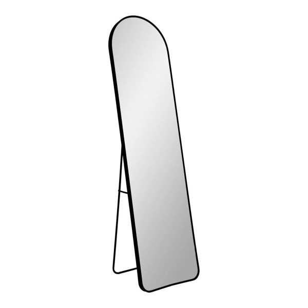 Lustro stojące Madrid czarne 150 cm metalowa rama 572112