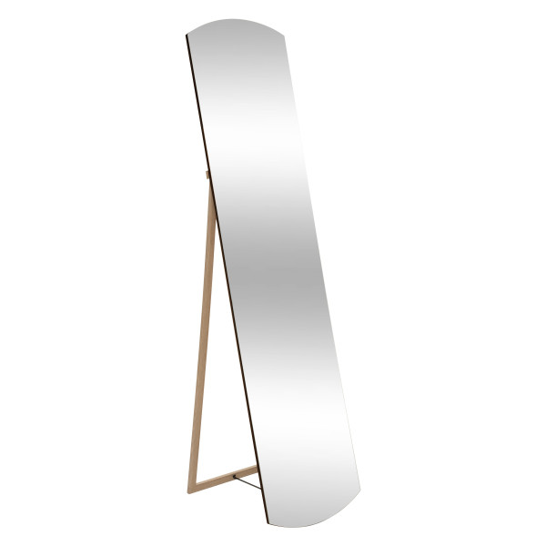 Lustro stojące Tom 160x40 cm, beżowe, regulowane, MDF, minimalistyczne 1005618
