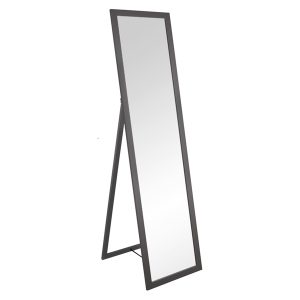 Lustro stojące w ramie Scarlett 40×150 cm antracytowe 954295 Lustro stojące w ramie Scarlett 40×150 cm antracytowe 954295