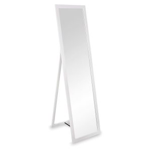 Lustro stojące w ramie Scarlett 40×150 cm białe 898685 Lustro stojące w ramie Scarlett 40×150 cm białe 898685