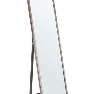 Lustro stojące z ramą 40×140 srebrne 281185 Lustro stojące z ramą 40×140 srebrne 281185