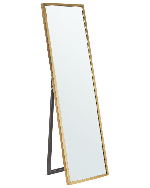 Lustro stojące z ramą 40x140 złote 281200
