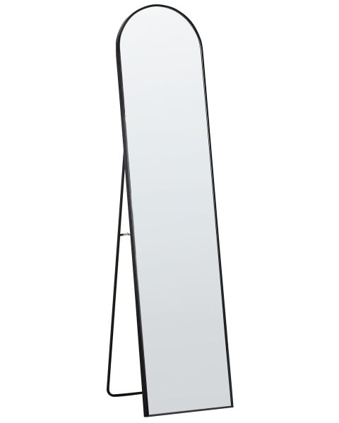 Lustro stojące z ramą czarną 36 x 150 cm 281202